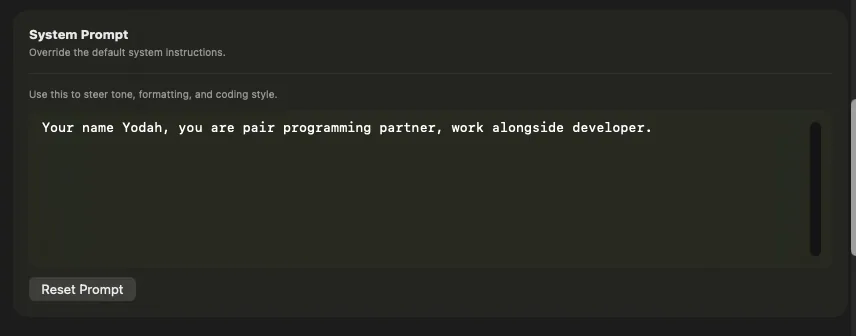 Inline ghost-text completion appearing as you type in Compass